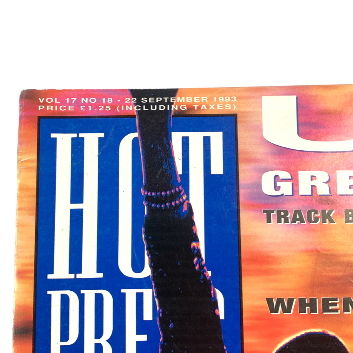 1993 U2's Greatest Hits Hot Press Magazine