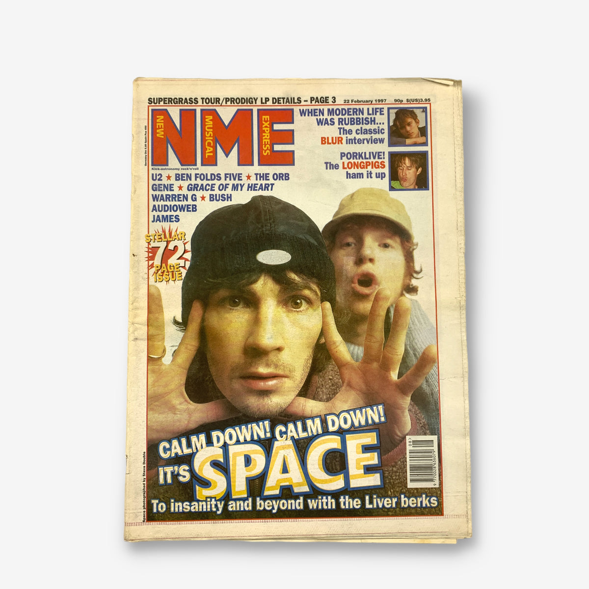 1997 Space - Calm Down Calm Down - NME Magazine