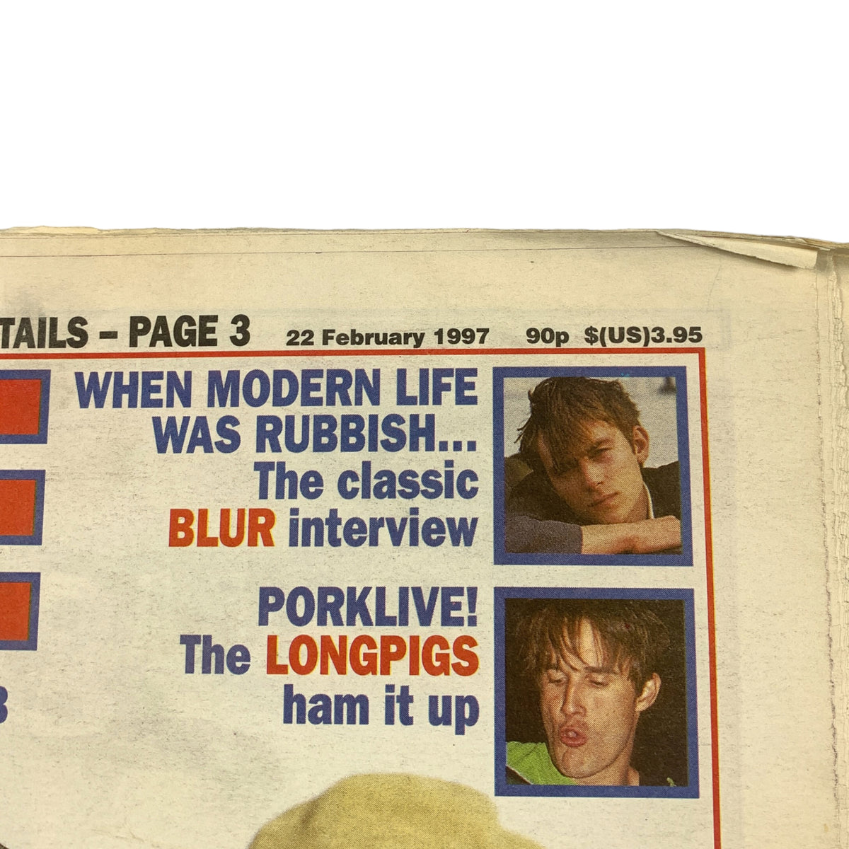 1997 Space - Calm Down Calm Down - NME Magazine