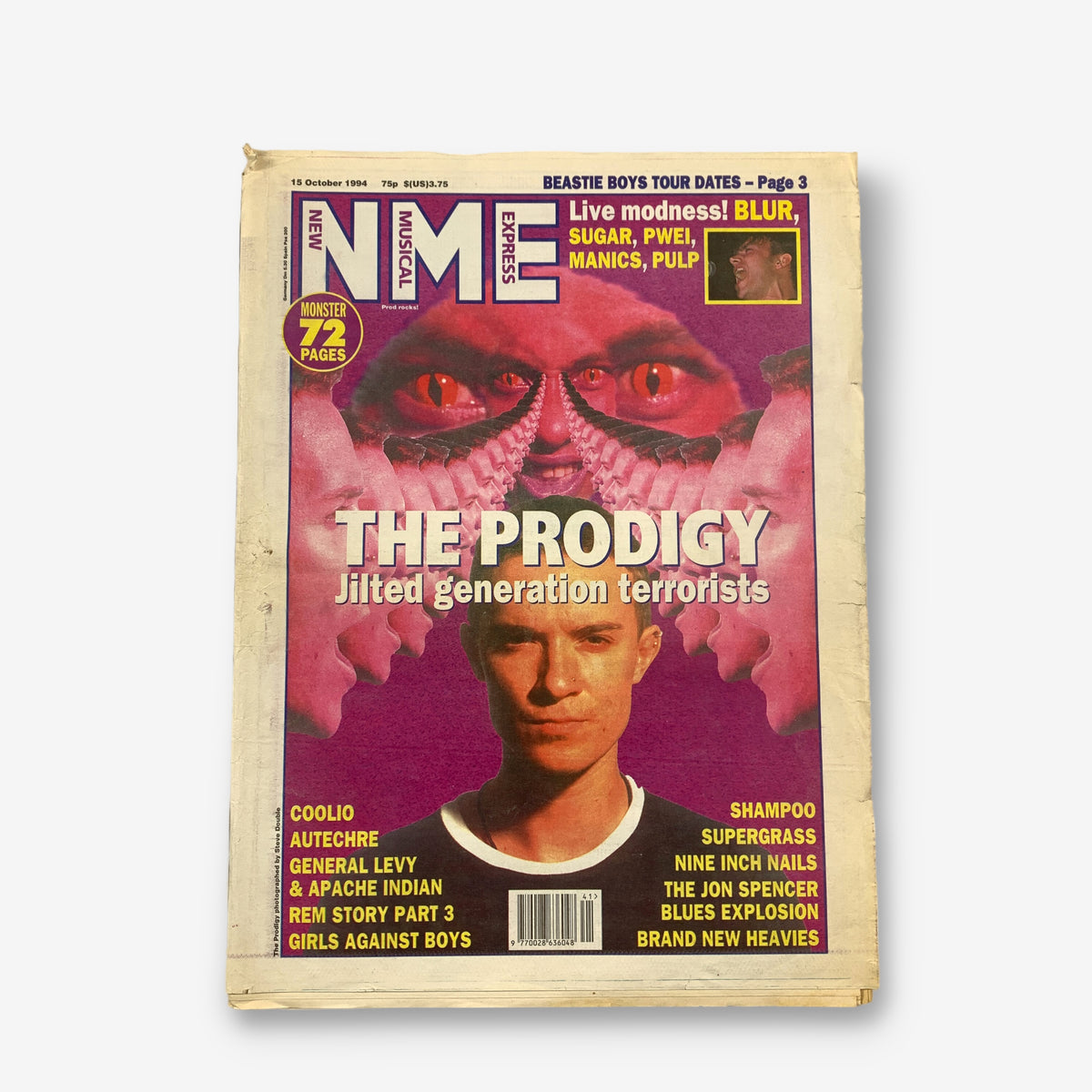 1994 The Prodigy - Jilted Generation Terrorists - NME Magazine