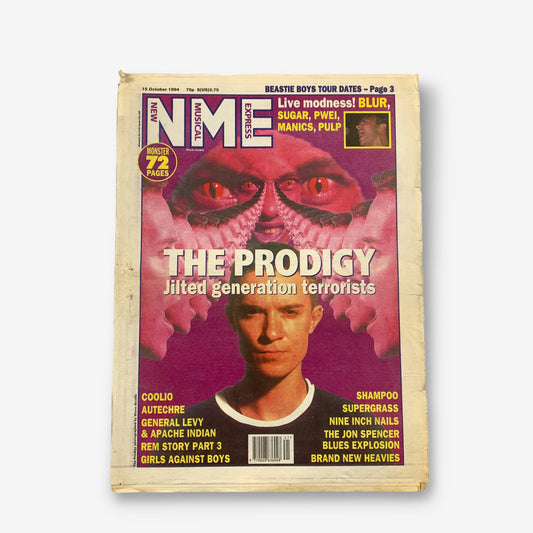 1994 The Prodigy - Jilted Generation Terrorists - NME Magazine