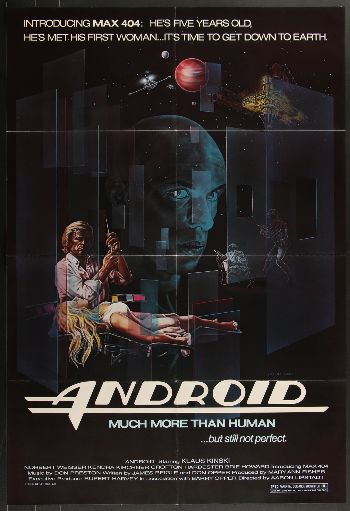 Android (1982) Original US One Sheet Movie Poster 27x39