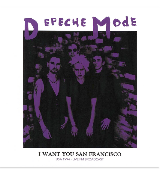 Depeche Mode – I Want You San Francisco: Live 1994 (Limited Edition 12-Inch Album on Turquoise Vinyl)