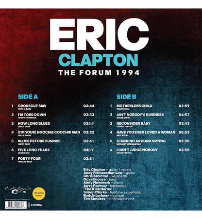 Eric Clapton – The Forum 1994 (12-Inch Album on 180g Vinyl)