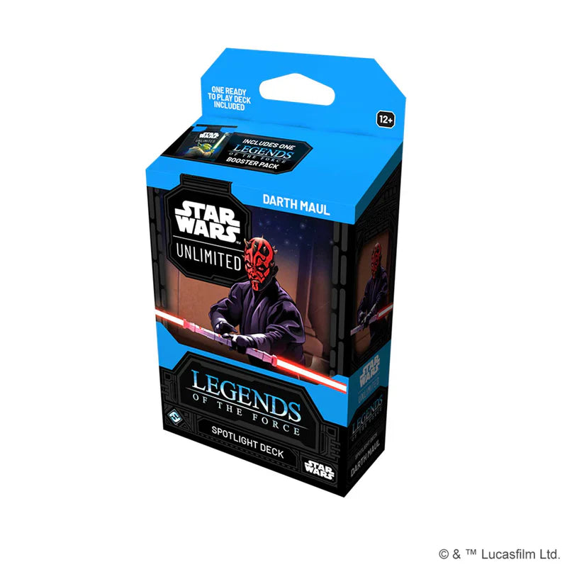 Star Wars: Unlimited Spotlight Deck - Darth Maul & QuiGonJinn - Legends of the Force
