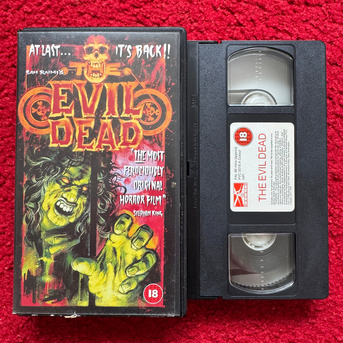The Evil Dead VHS Video (1981) PVC2018A