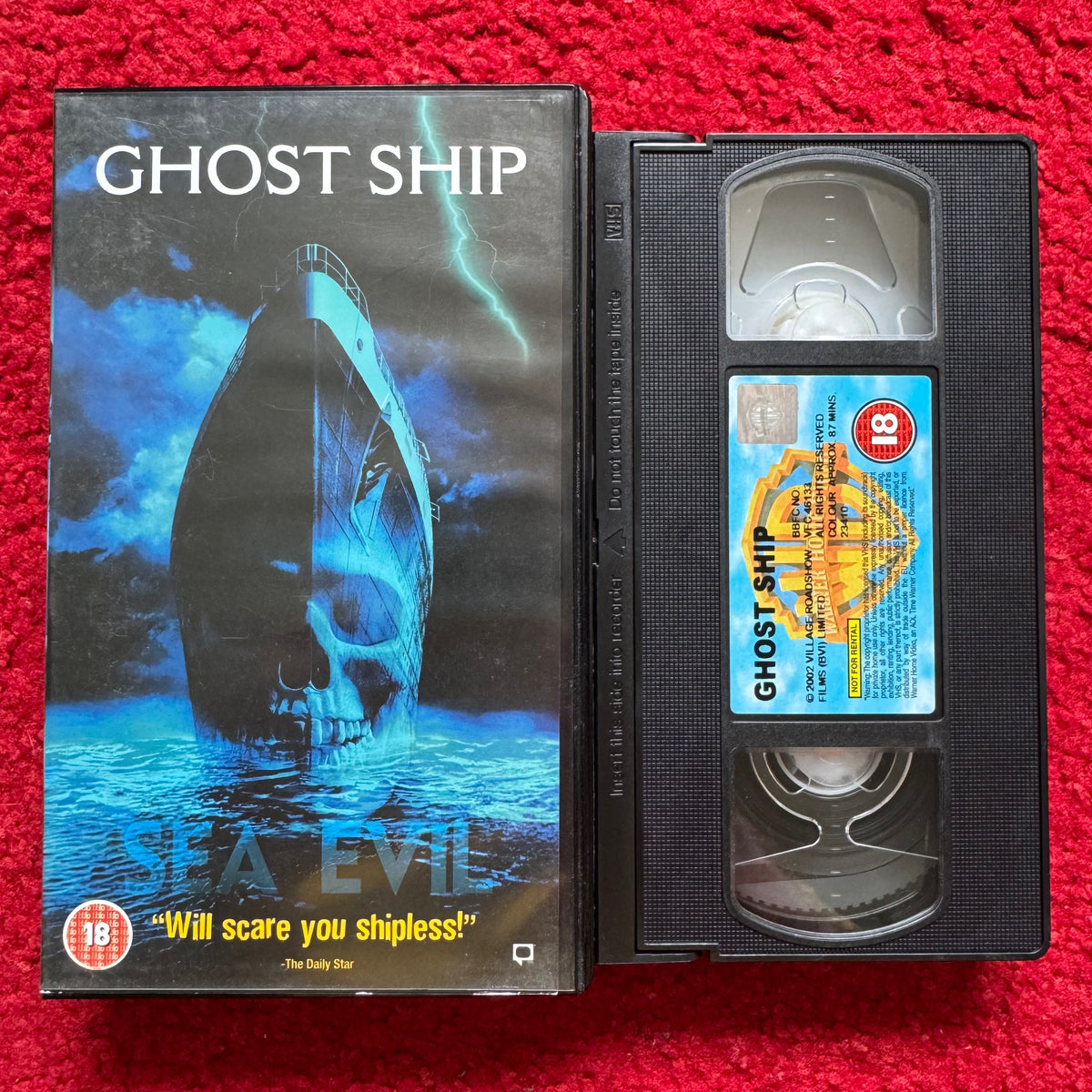 Ghost Ship VHS Video (2002) S023410