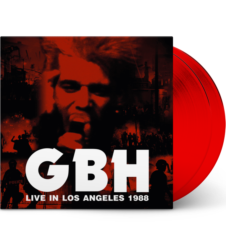 GBH – Live in Los Angeles 1988 (Double-LP on Red Vinyl)