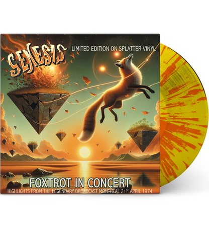 Genesis – Foxtrot in Concert: Live in Montreal, 1974 (Limited Edition 12-Inch Album on Yellow/Orange Splatter Vinyl)