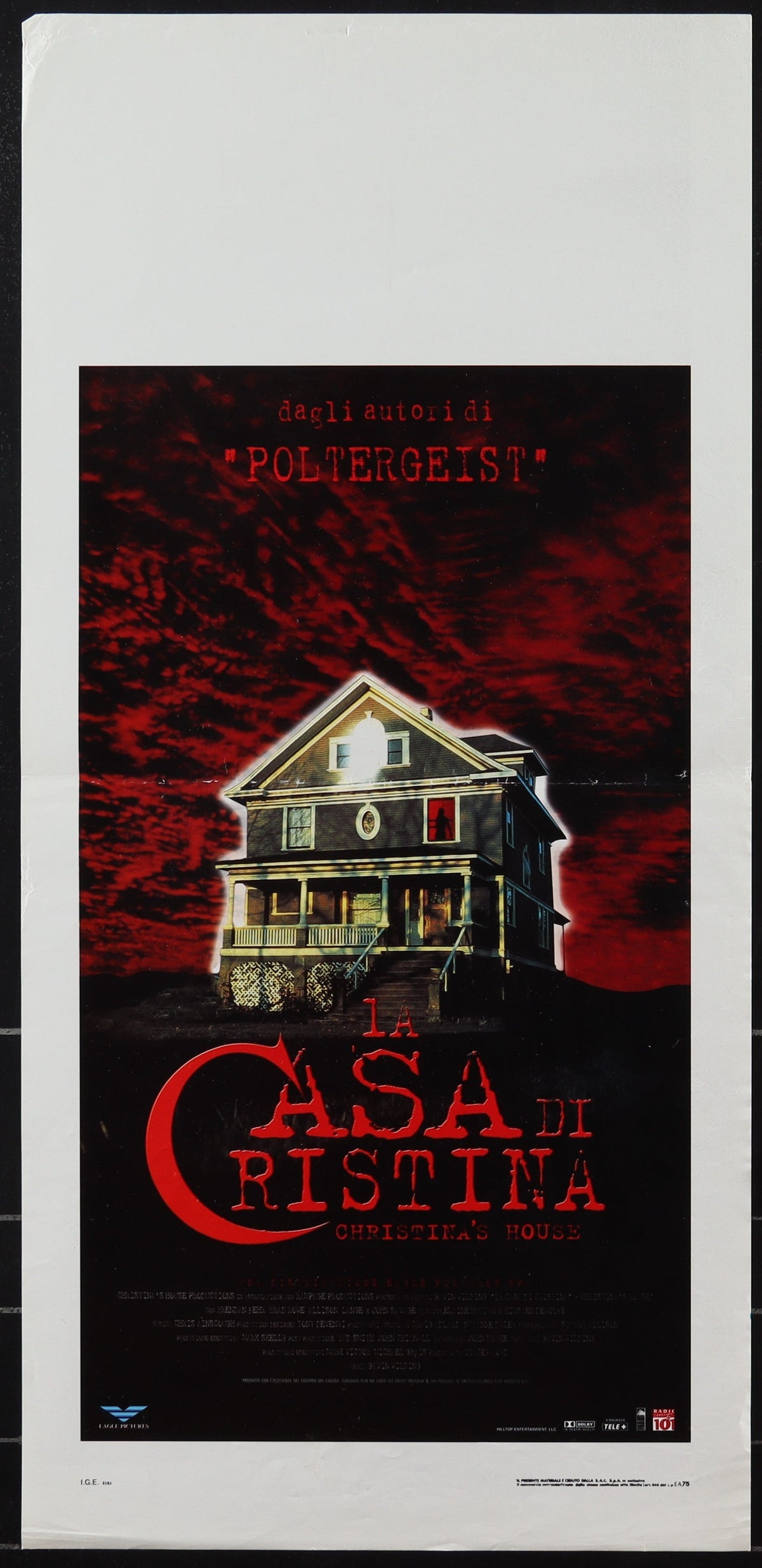 Christina's House (2000) Original Italian Locandina Movie Posters