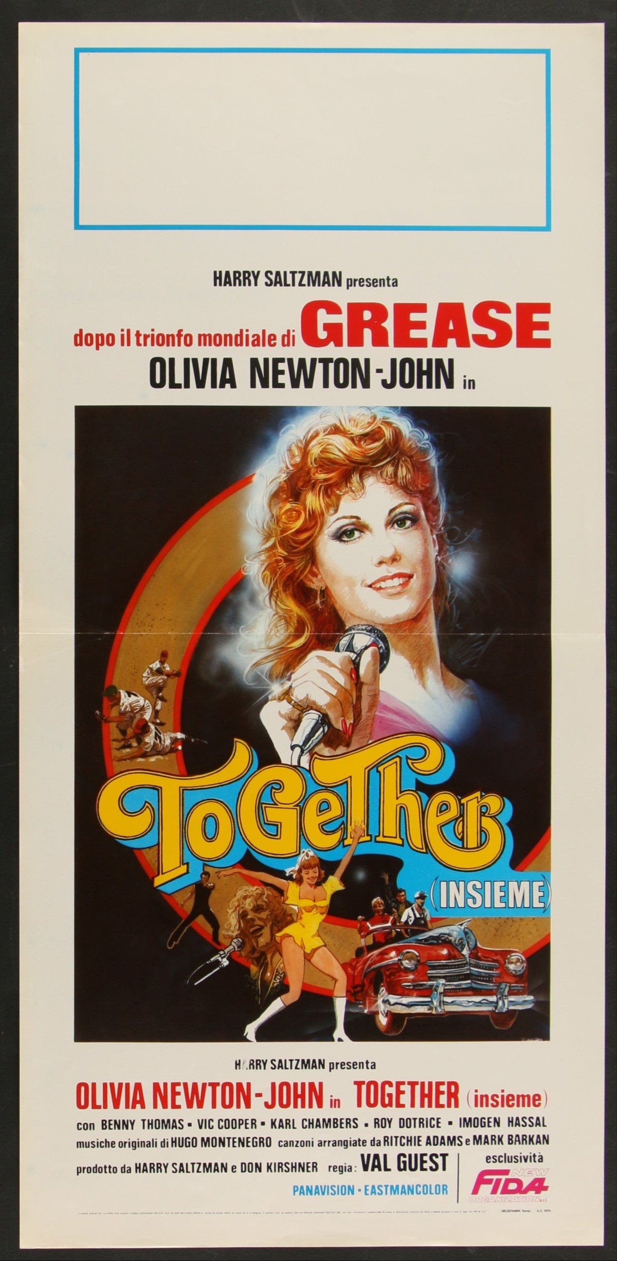 Together (1970) Original Italian Locandina Movie Poster
