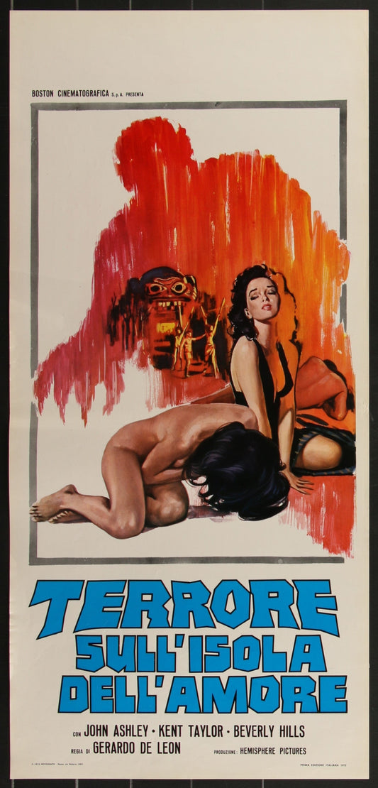 Brides Of Blood (1972) Original Italian Locandina Movie Poster