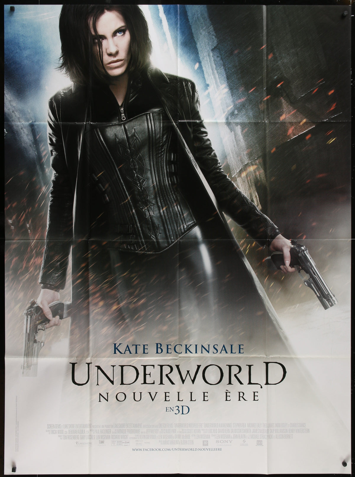 Underworld: Awakening (2012) Original French One Panel Movie Poster