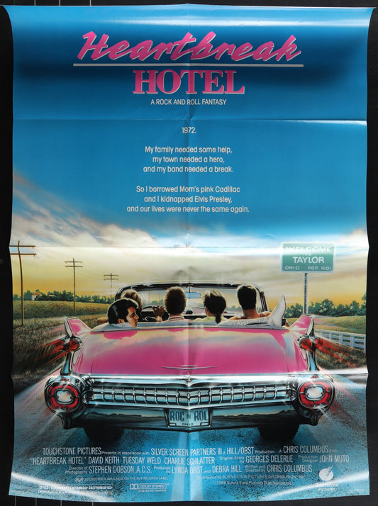 Heartbreak Hotel (1988) Original US One Sheet Movie Poster