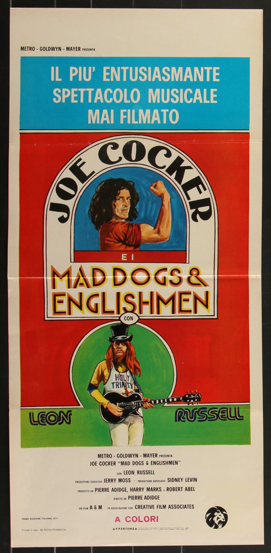Mad Dogs And Englishmen (1971) Original Italian Locandina Movie Poster