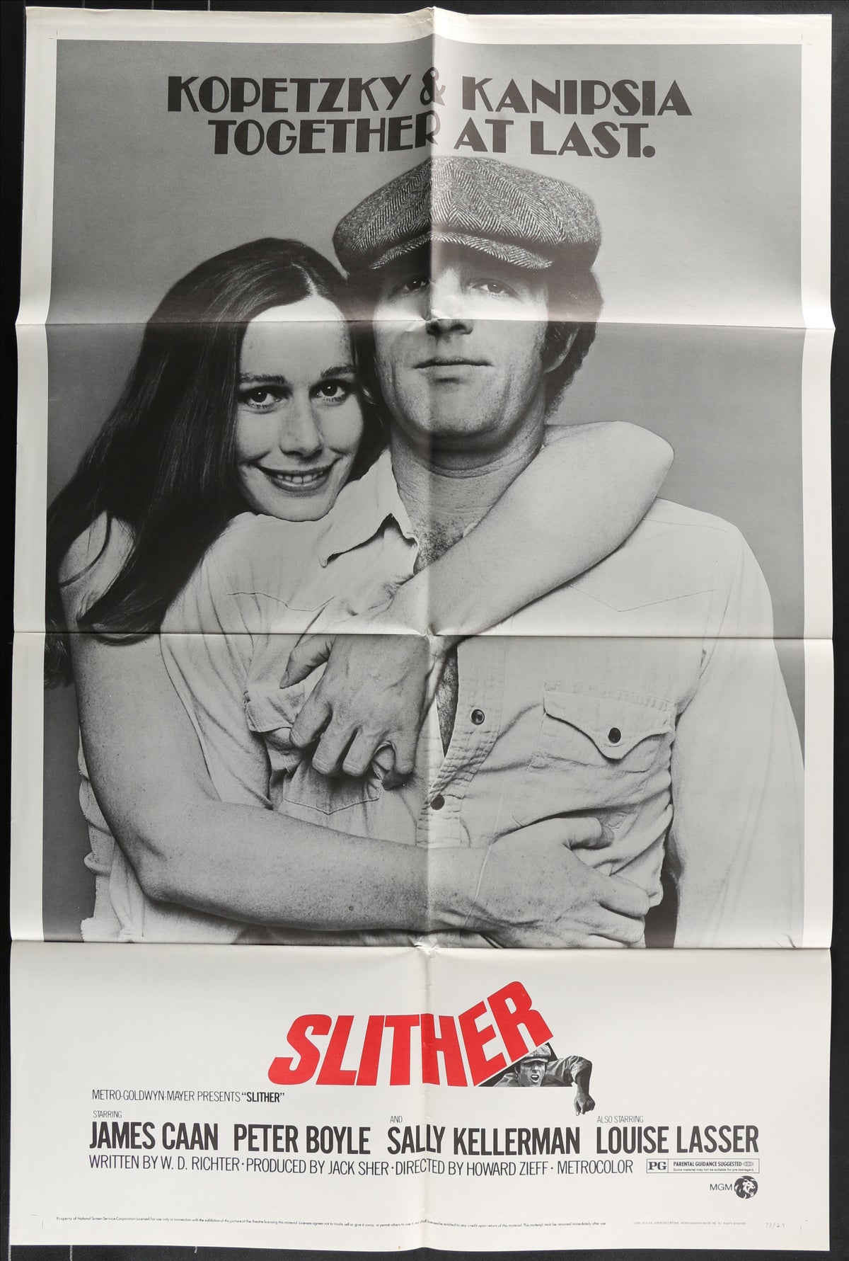 Slither (1973) Original US One Sheet Movie Poster