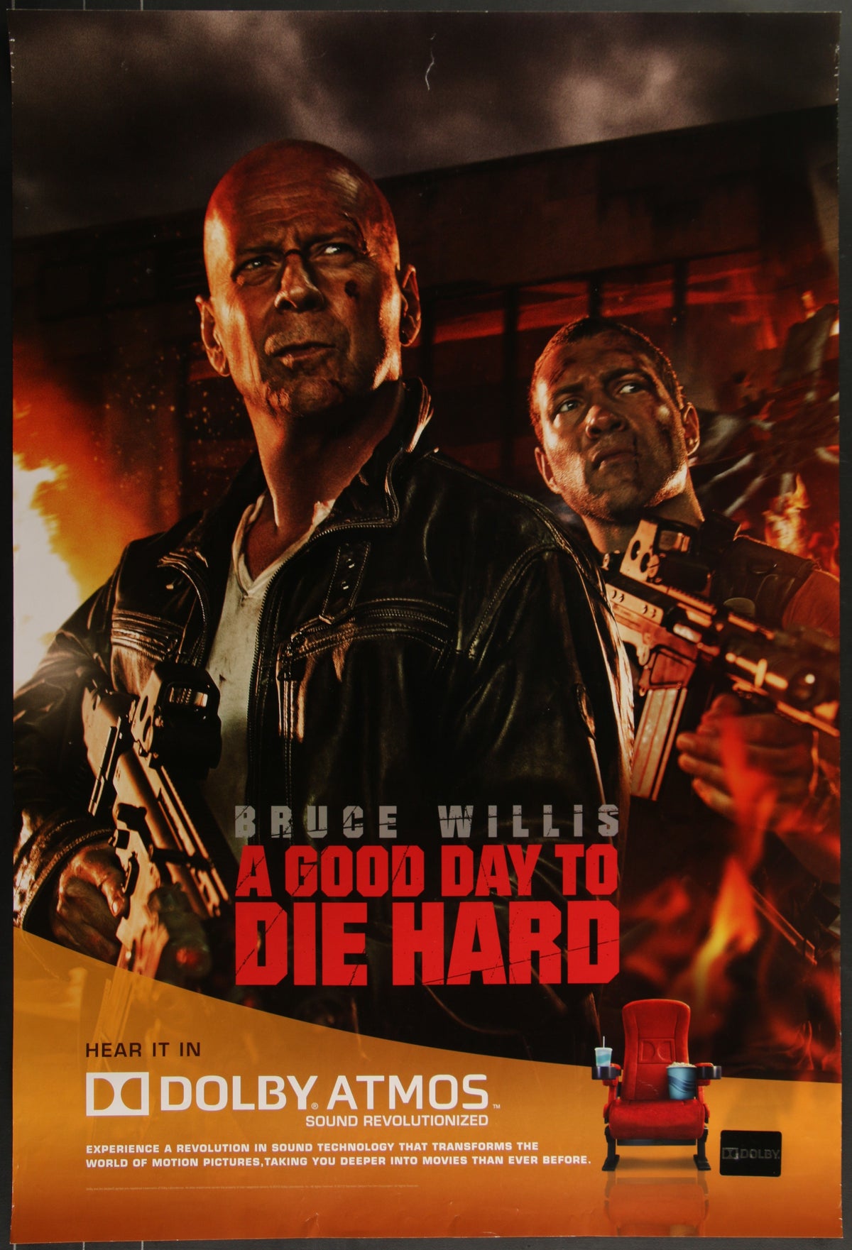 A Good Day To Die Hard (2013) Original US One Sheet Movie Poster