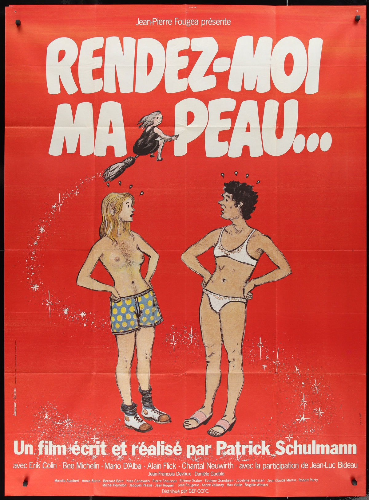 Rendez-Moi Ma Peau... (1980) Original French Grande Movie Poster