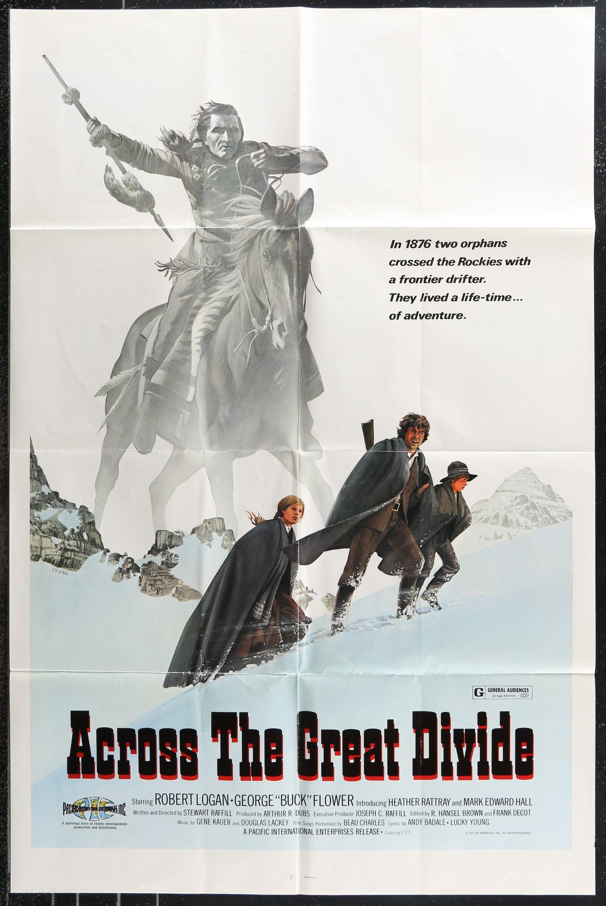 Across The Great Divide (1977) Original US One Sheet Movie Poster