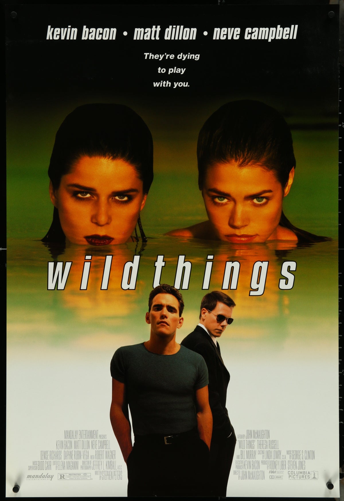 Wild Things (1998) Original US One Sheet Movie Poster