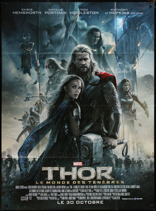 Thor: The Dark World (2013) Original French One Panel Movie Poster