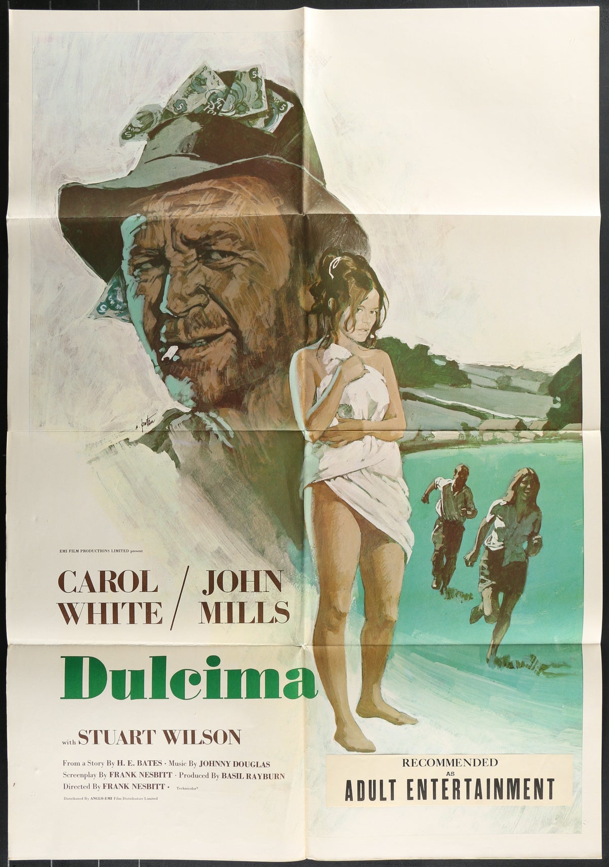 Dulcima (1971) Original UK One Sheet Movie Poster