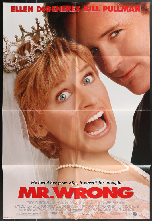Mr. Wrong (1996) Original US One Sheet Movie Poster