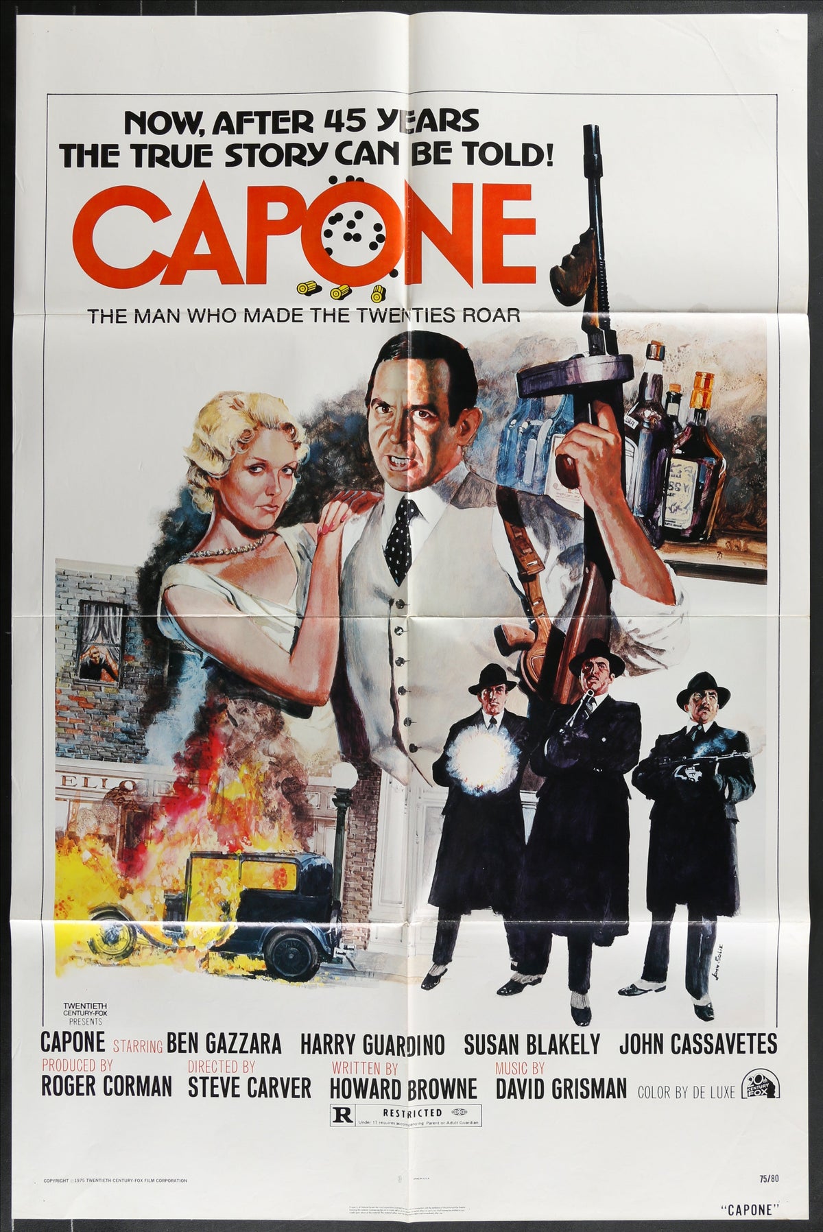 Capone (1975) Original US One Sheet Movie Poster