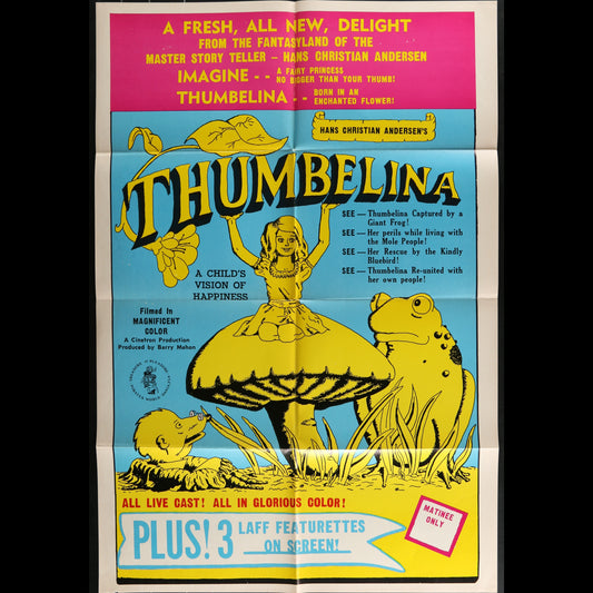 Thumbelina (1970) Original US One Sheet Movie Poster