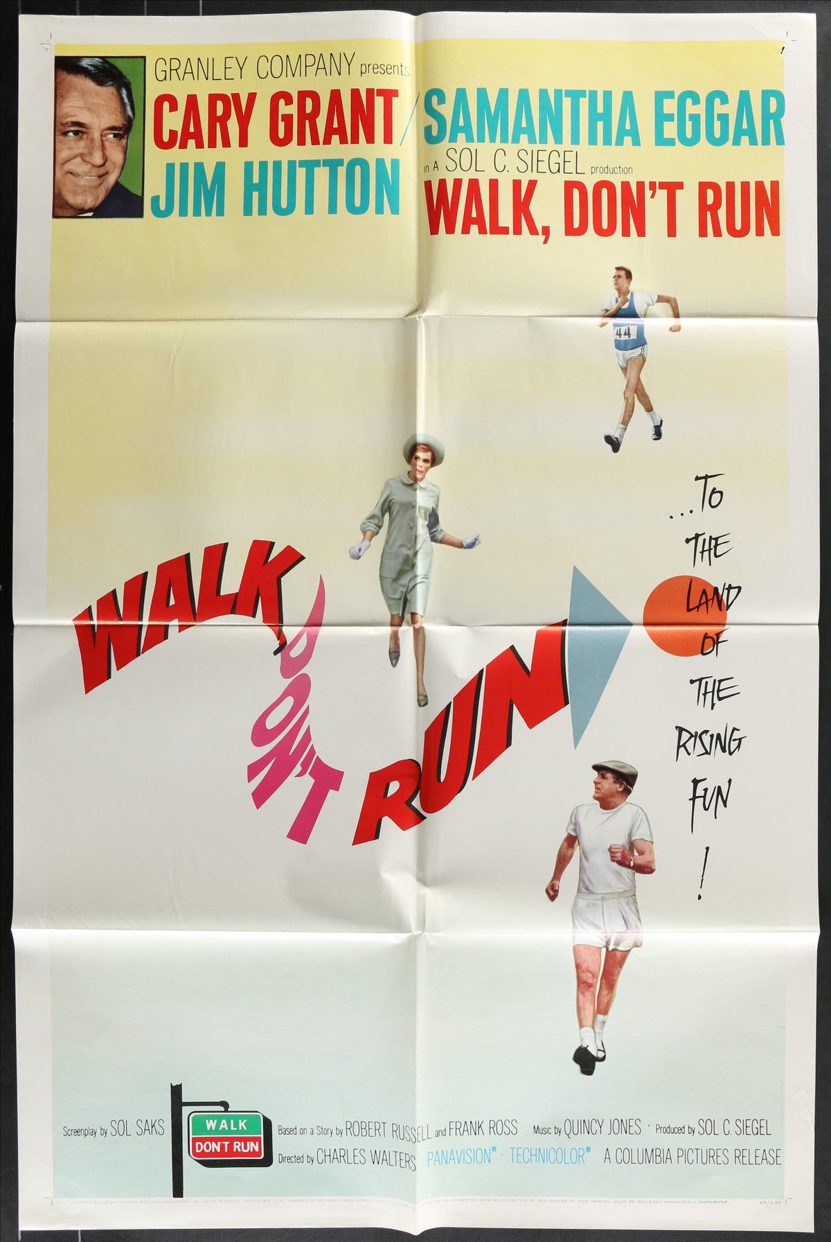 Walk Don't Run (1966) Original US One Sheet Movie Poster