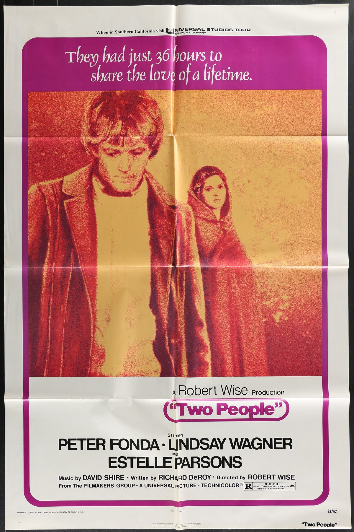 Two People (1973) Original US One Sheet Movie Poster