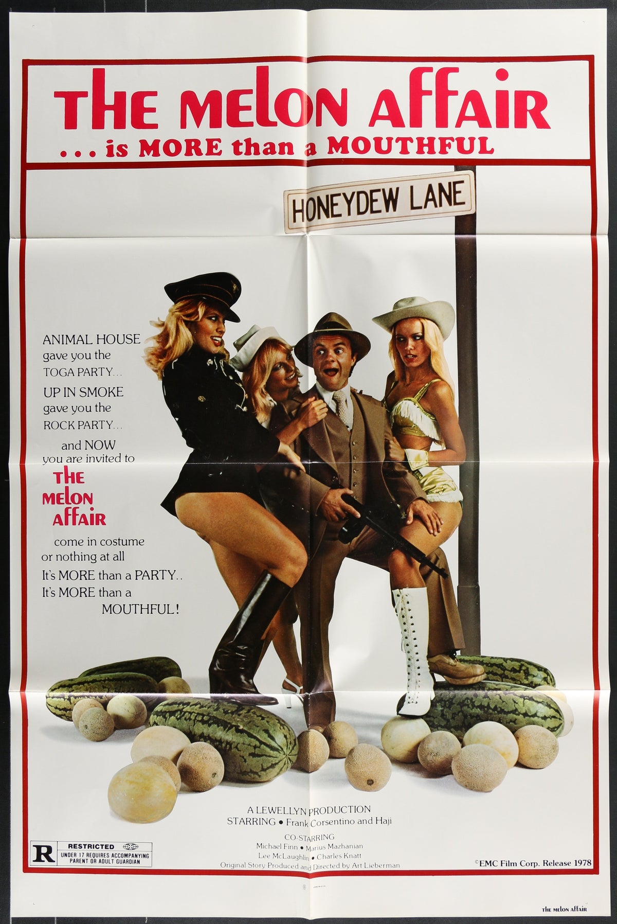 The Melon Affair (1978 RR) Original US One Sheet Movie Poster