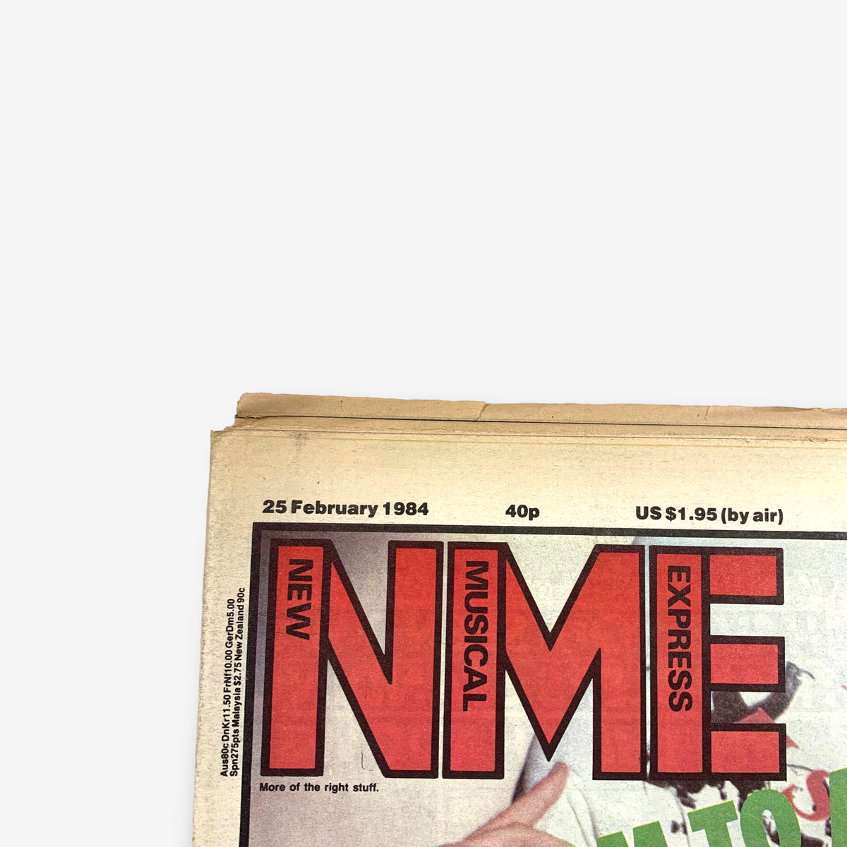 1984 The Clash - Arm to Arm Combat - NME Magazine