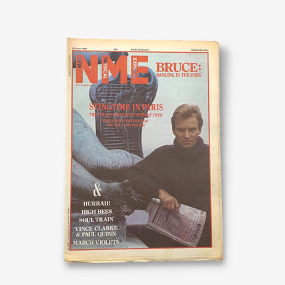 1985 Sting - Stingtime in Paris - NME Magazine