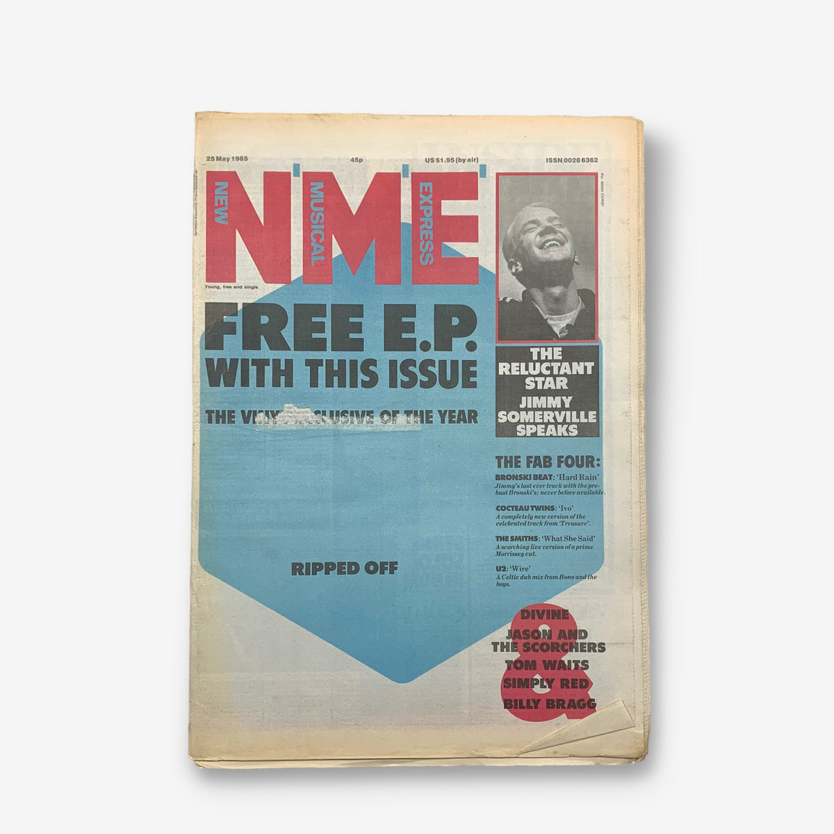1985 Jimmy Somerville - The Reluctant Star - NME Magazine