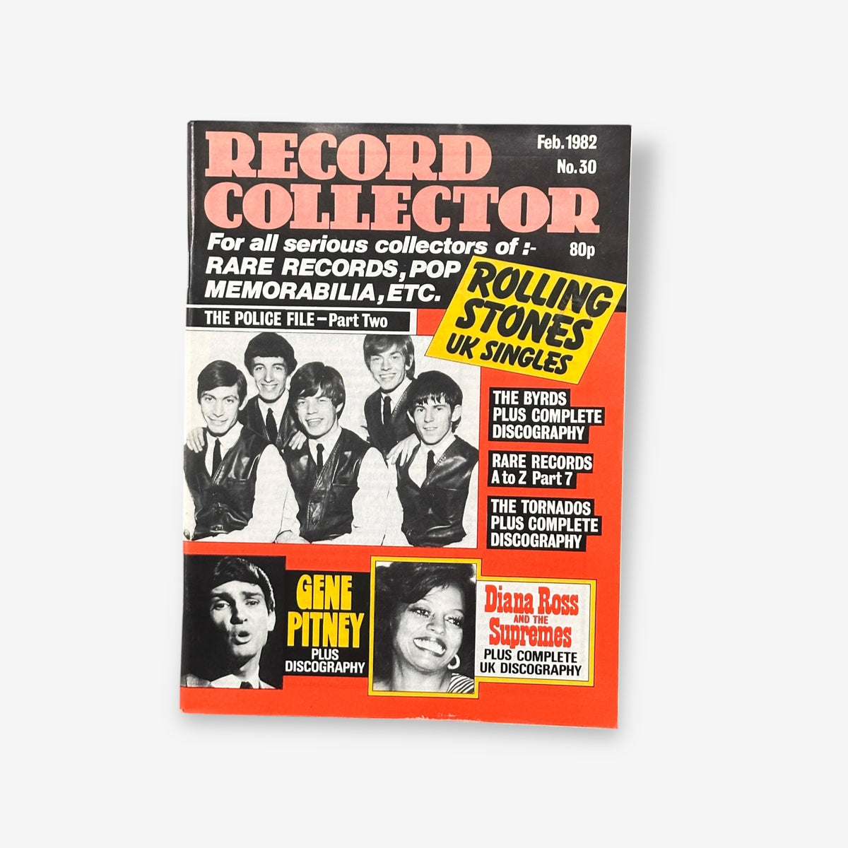 1982 The Rolling Stones - UK Singles - Record Collector Magazine No.30
