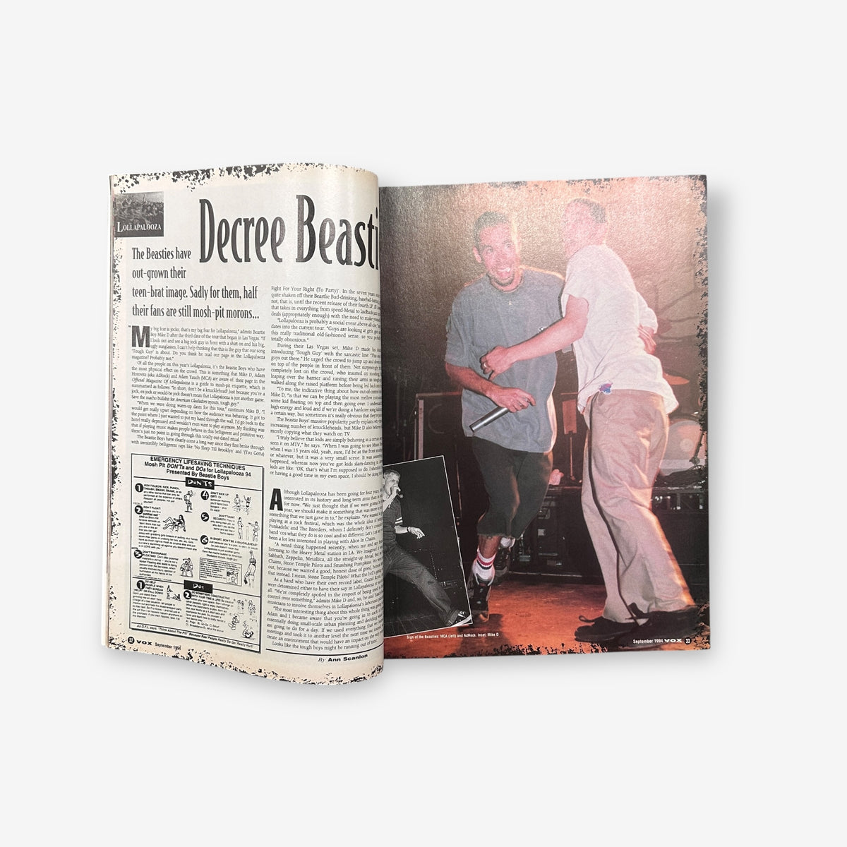 1994 Beastie Boys - Fear And Belligerence In Las Vegas - VOX Magazine