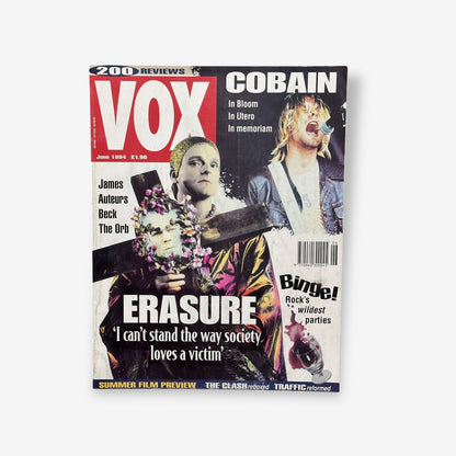1994 Erasure - 'I Can't Stand The Way Society Loves A Victim' - VOX Magazine