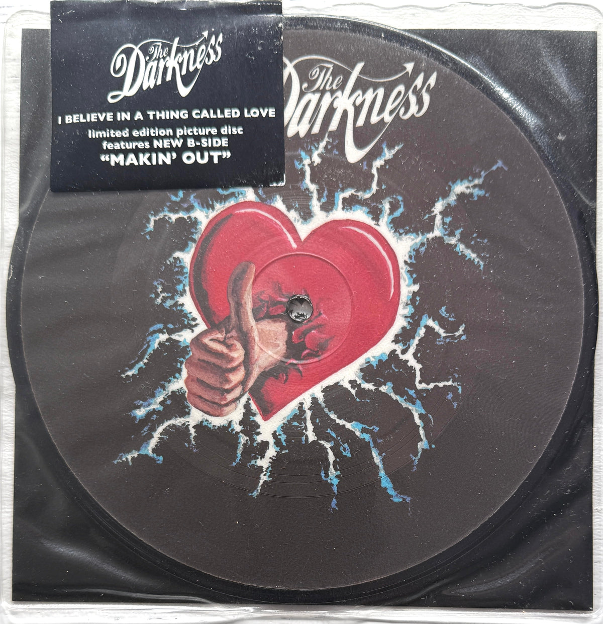 The Darkness – I Believe In A Thing Called Love – 2003 Glam Rock · 7" Picture Disc · Sealed Copy