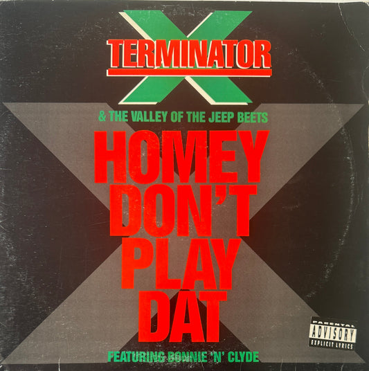 Terminator X – Homey Don't Play Dat (1991) – 12" Hip Hop Vinyl
