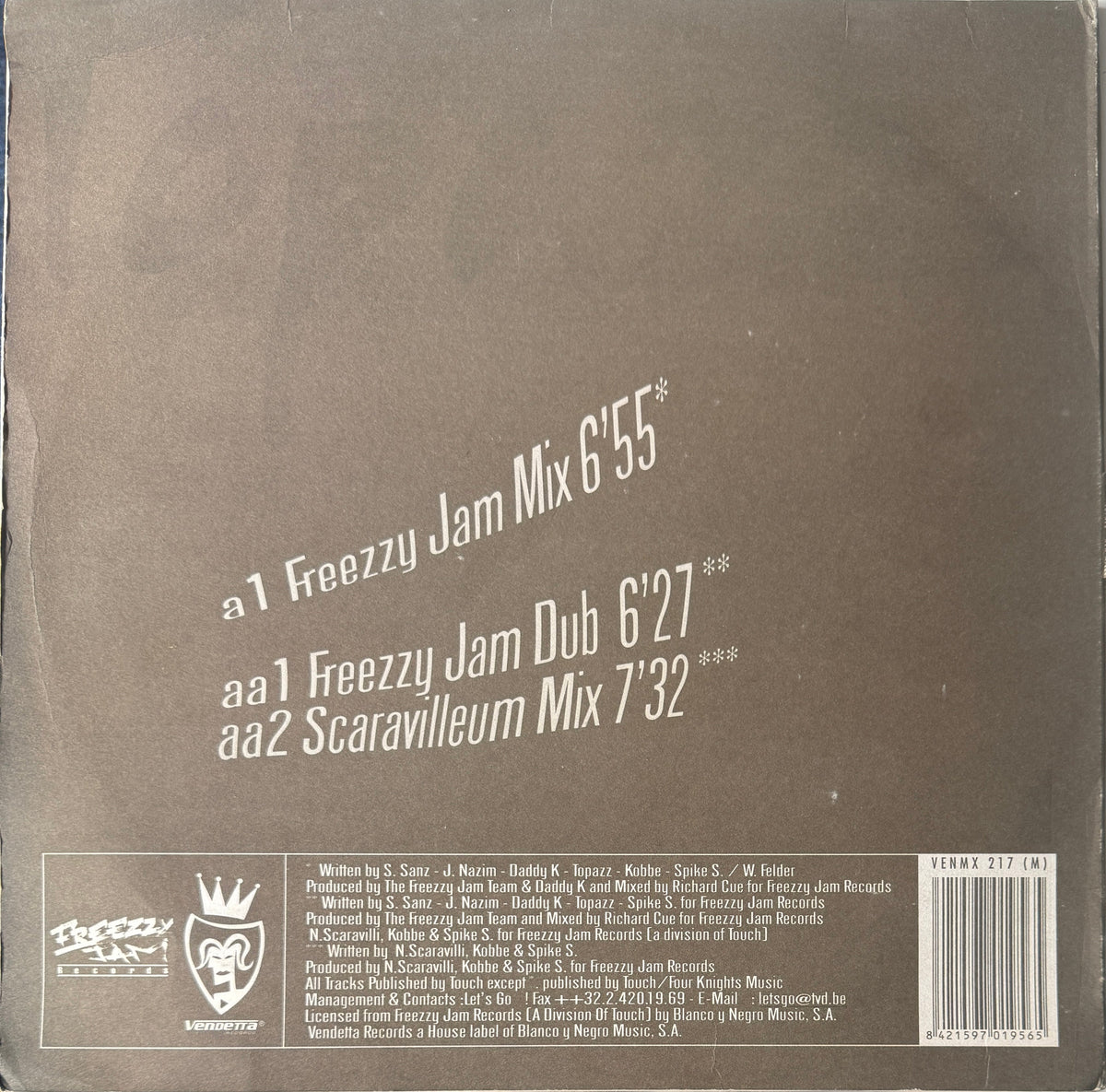 Topazz – New Millenium (1999) – 12" House Vinyl