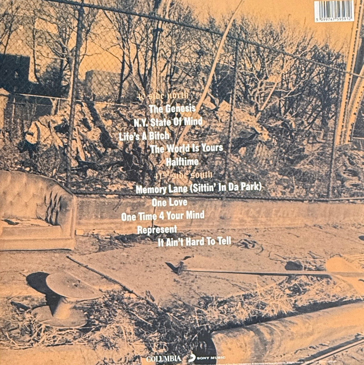 Nas – Illmatic – Columbia Back In Stock!