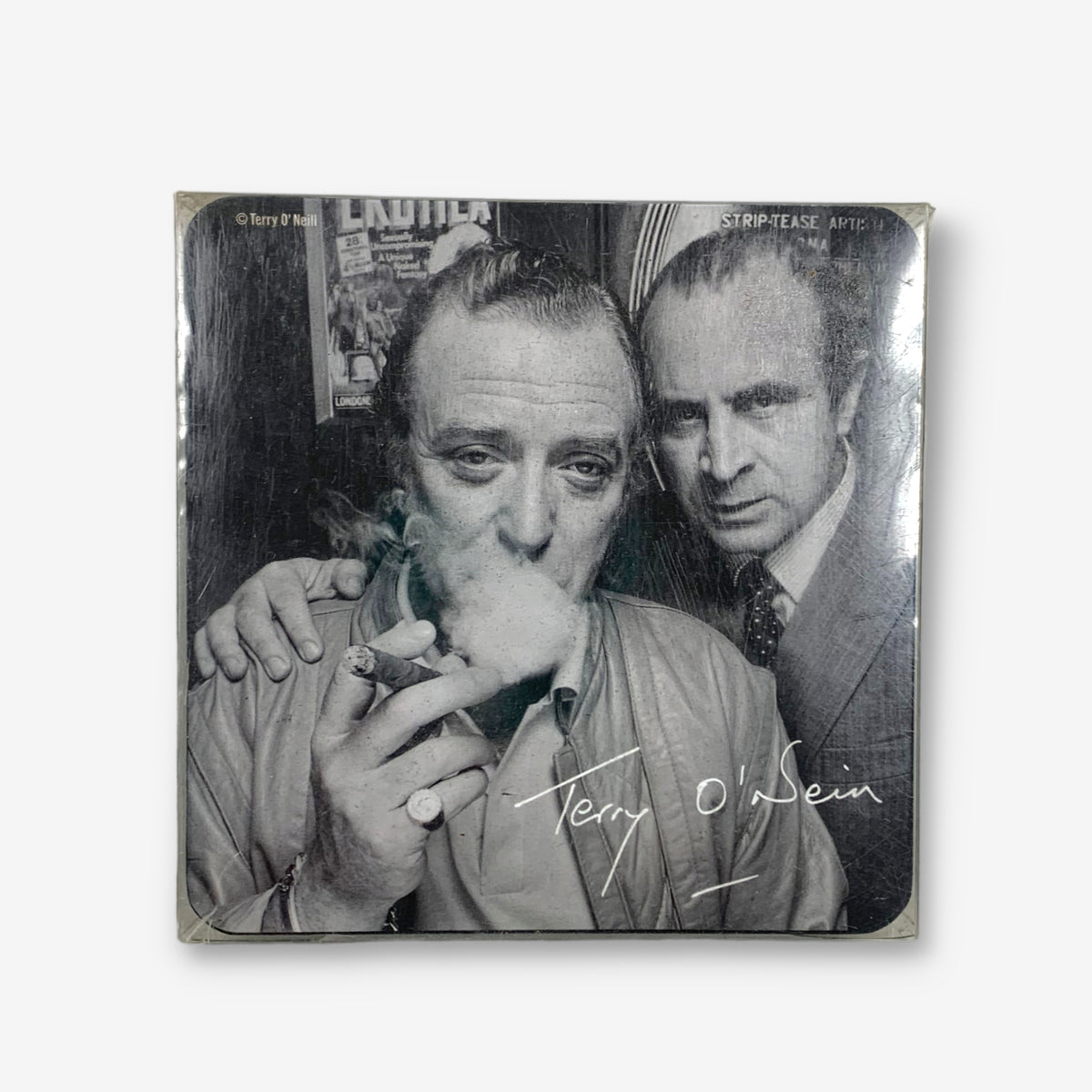 Terry O'Neill Sealed Coaster Pack (Michael Caine, Bob Hoskins, Elton John, etc)