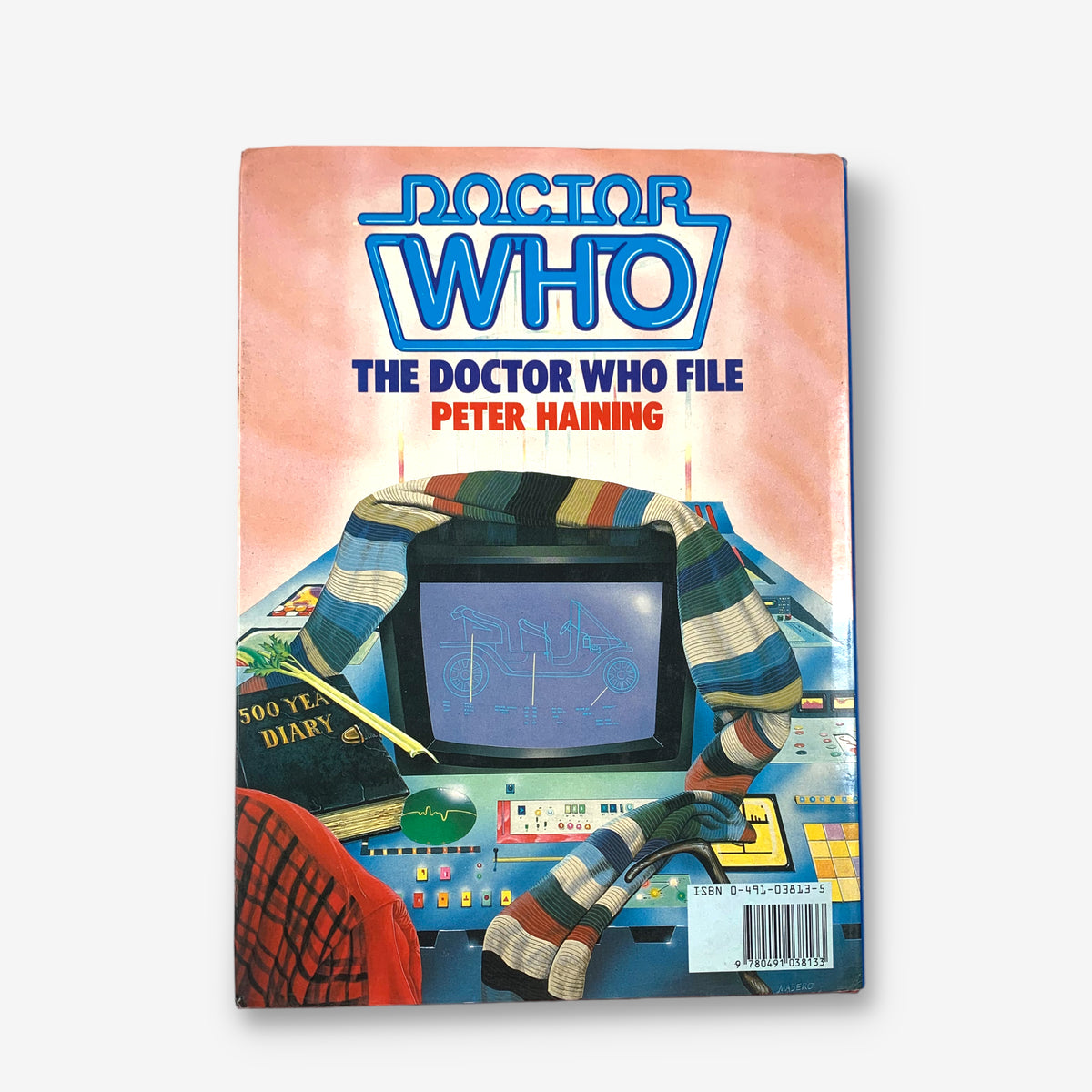 Doctor Who - The Doctor Who File - 1986 Hardback Book (Peter Haining)