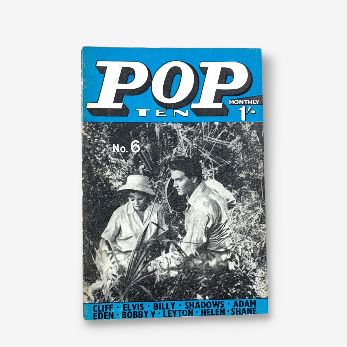 Pop Ten Monthly Issue 6 - 1962 Pop Music A6 Paper Magazine