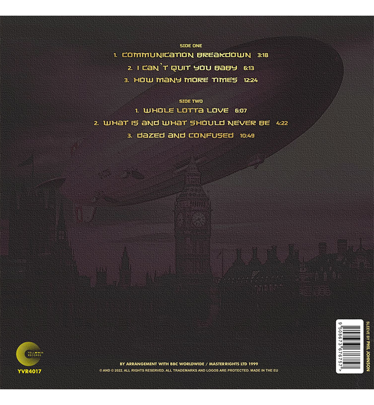 Led Zeppelin – Whole Lotta Live (Special Edition 12-Inch Album on Yellow Vinyl)