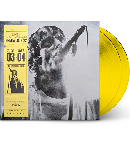 Liam Gallagher – Knebworth 22 (Limited Edition Double-LP on Yellow Vinyl)