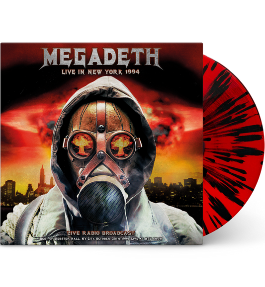 Megadeth – Live in New York 1994 (12-Inch Album on 180g Splatter Vinyl)