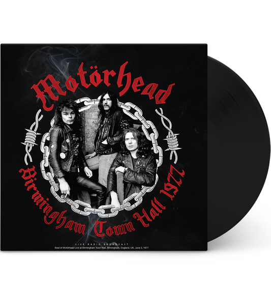 Motörhead – Birmingham Town Hall, 1977 (12-Inch Album on 180g Vinyl)