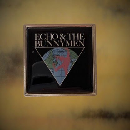 Official Echo & The Bunnymen Badge Bunnymen Triangle Design